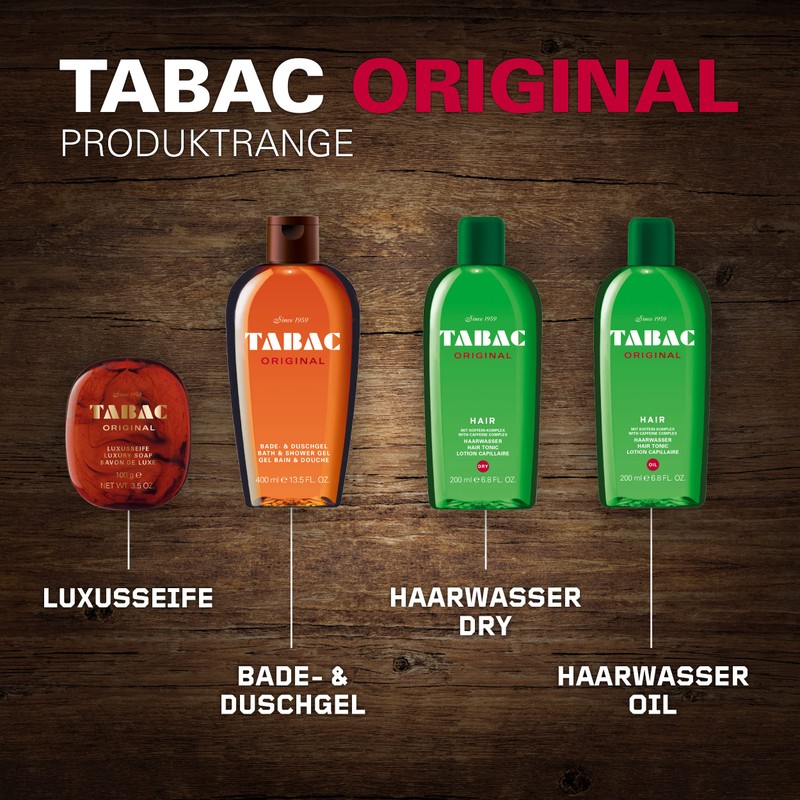 Tabac® Original Luxury Soap - Finest Quality - Mild -