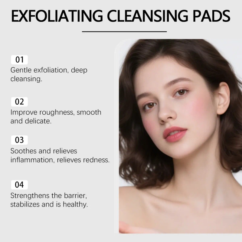 Almohadillas Exfoliantes De Cúrcuma Viareline Para Rostro