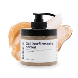 Gel Reafirmante Herbal, 400 g, Fórmula Natural con Mentol y Árnica para Celulitis, Sin Parabenos | Toxic free