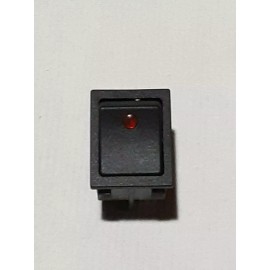 Sigma 200A-43 SIGMA SWITCHES REPLACEMENT SPST RED 12V LIGHTED BLACK BODY ON OFF