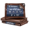 Stansport Light-Duty Rip-Stop Tarp 8' x 10' - Brown (U-810)