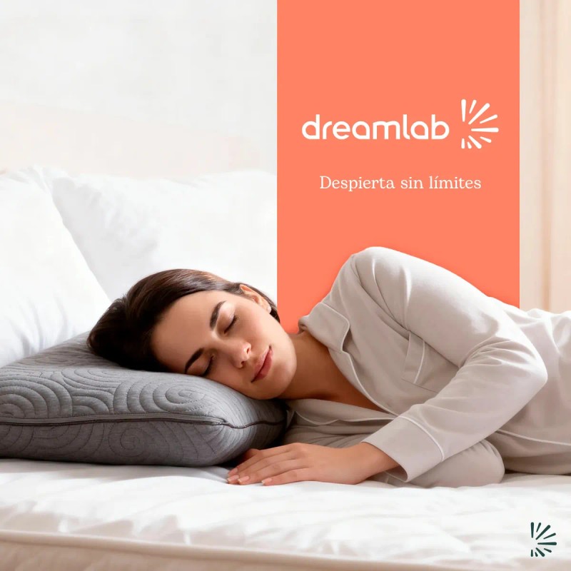 Almohadas Memory Foam Carbón Dreamlab Graphite Estándar Color Grafito