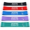 Core Balance Mini Resistance Bands Set Of 5 With Bag
