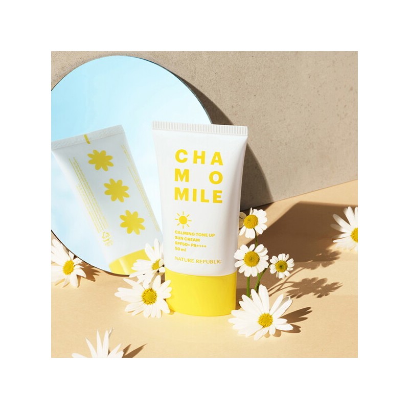 Nature Republic 네이처리퍼블릭 1+1 캐모마일 카밍 톤업 선크림 Nature Republic