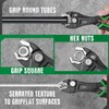 SK 8-Inch Adjustable Slip Joint Pliers, Premium CR-V Construction, SureGrip