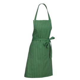 kela Cora Apron 80 cm x 67 cm 100% Cotton Green Stripes 190 g/m² Washable at 40 °C 12815
