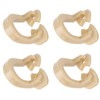 4pcs Resin Dental Dam Clamps Barrier Clip Dental Materials Tool