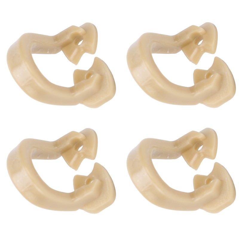 4pcs Resin Dental Dam Clamps Barrier Clip Dental Materials Tool