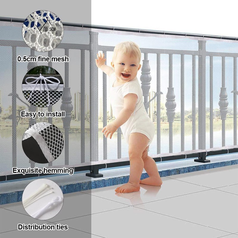 Stair Safety Net, 4.5 m Children's Safety Net, Stair Railing