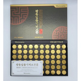 Guangdong Excellent Energy Restoration 3.75g / 광동 일품 기력보환 3.75g x 60환 x 2개 기력 침향 부모님 선물 쇼핑백포함 4개월분 최고의 선물 쇼핑백