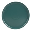 Double Line 10.5" Dinner Plate, Set of 6, Emerald Green