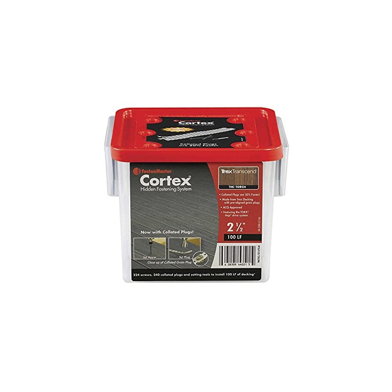 FASTENMASTER Collated Cortex for Trex Transcend Tiki Torch Decking with