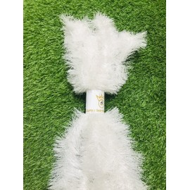 White Snow Tinsel Garland for Christmas Decoration Metallic tensile Christmas Tree Decoration Housewarming Party New Year Party Ceiling Hanging Decorations Sparkly Decoration 28 Feet 5 Pieces