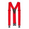 Dickies Men’s Belt Clip Stretch Suspenders, Red, One Size