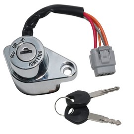 Ignition Switch, Motorcycle Ignition Key Switch Lock 37110-40H11, 37110-40H31, 37110-22H30, for Suzuki VL1500 VL1500B Boulevard C90 B.O.S.S, VLR1800 Boulevard C109R, Intruder C1800R/ Boulevard C109R
