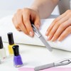 Other brands Basic nail care, double-sided stainless steel nail buffer,