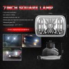CHUSYYRAY Pair 7X6 5x7 LED Headlights Square For Chevy Express