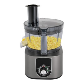 Electric Food Processors 3 in 1 Fruit Dicing Machine Vegetable Dicing Machine 3 Blades Electric Fruit Chopper Dicer Slicer Cutter for Onion Potatoes Carrots Cubes Grey