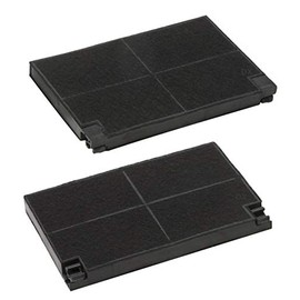 DREHFLEX - AK17-2 – Pack of 2 Activated Carbon Filters for Cooker Hood Fits AEG-Electrolux EFF70 902980049-8 9029800498 MCFE05 Also Faber Franke 112.0157.242 112.0016.757 G ZD060enjoenjo4 US