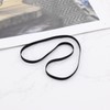 Create idea Pack of 2 Black Rubber Record Straps for