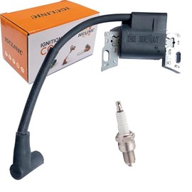 IGCLINIC 593872 799582 Ignition Coil 84005272 Magneto Armature for BS 08P502 09P602 09P702 Lawn Mowers Engine With Spark Plug, Replaces for 593872 798534