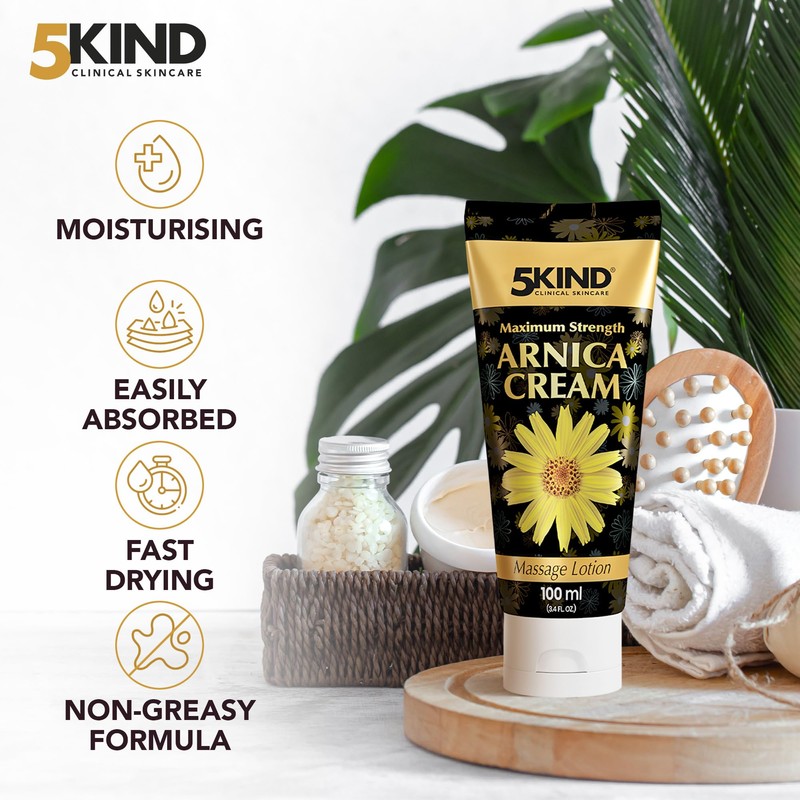 5KIND CLINICAL SKINCARE 5kind Arnica Cream for Bruising and Swelling