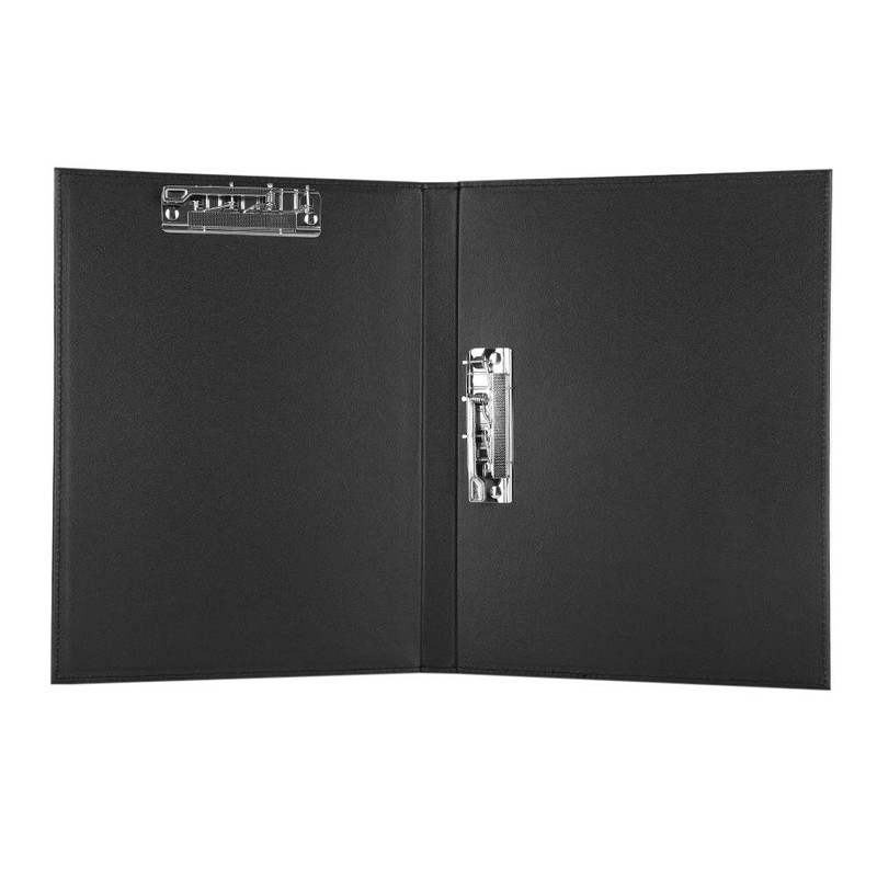A4 Leather Double Clipboard Folder Loose Leaf File Folder Binder