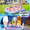 68" Sprinkler & Splash Pad for Kids, Large Outdoor Mermaid