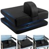 Adjustable Height Wheelchair Wedge Pommel Cushion, Prevents Forward Sliding