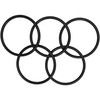5 Packs of Rock Tumbler Replacement Belts, Only Compatible with