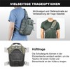 Magforce Tactical Sling Bag "Hamburger", MOLLE Shoulder & Chest Bag,