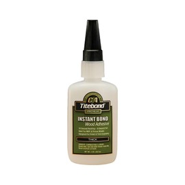 Brixwell QKTT-001 Titebond, Instant Bond, 2 oz. Thick (for bonding end Grain and mitres) Wood Adhesive Gel Thick