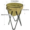 Collapsible Coolers Bag for Travel That Fold Flat,Bracket Insulation Cooler