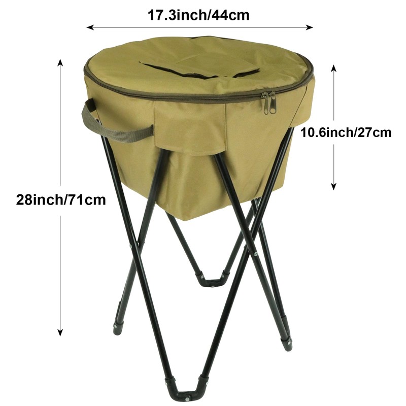 Collapsible Coolers Bag for Travel That Fold Flat,Bracket Insulation Cooler