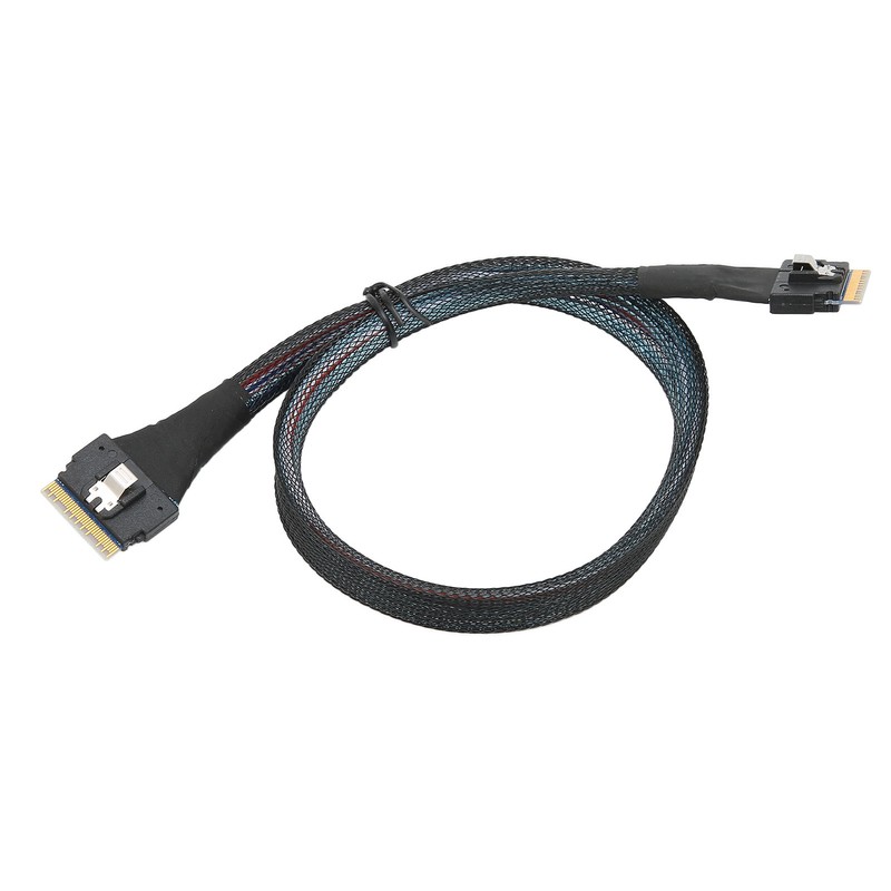 Data Transmission Cable Slim SAS SFF‑8654 8i to SFF‑8654 8i