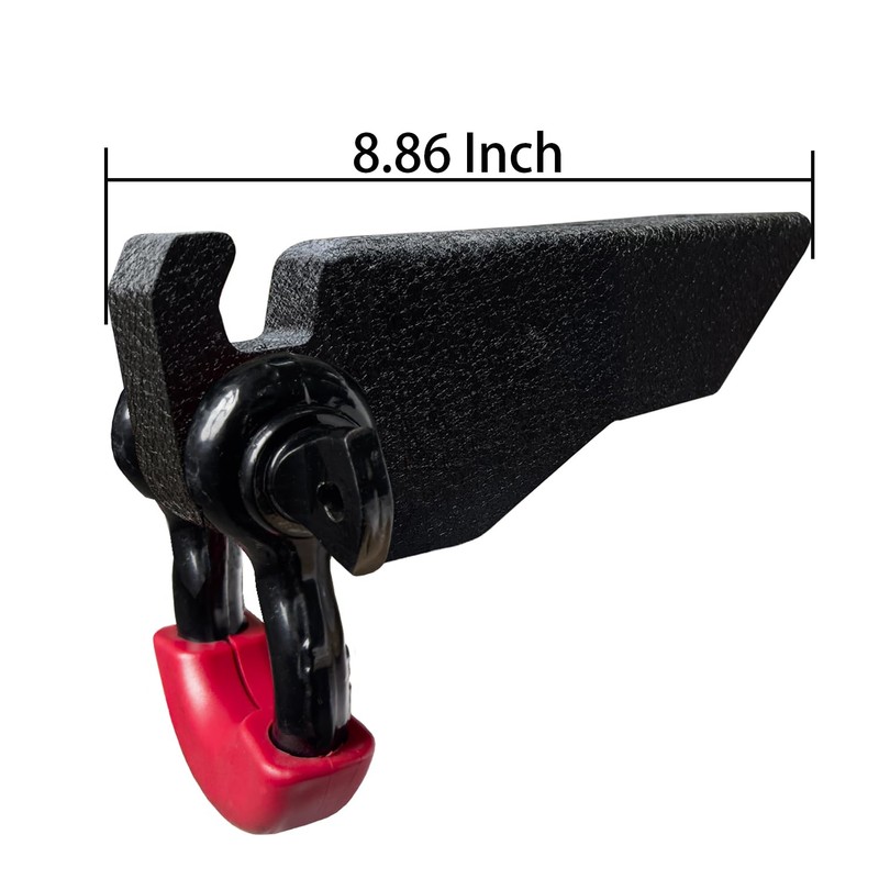 TIOYAR Front Demon Bracket Tow Hook Shackle Mount Kit Compatible