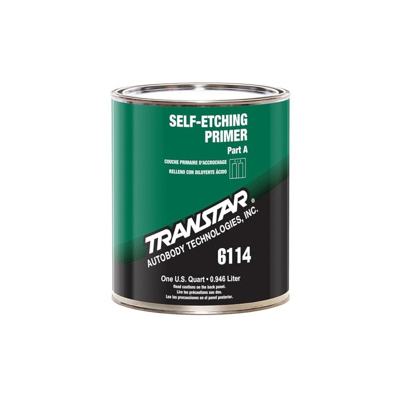 TRANSTAR 6114 Self Etching Primer Quart - Green