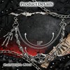 Men's Adjustable Belt Chain - Punk Biker Wallet Chain, Anti-Tangle