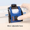Auxiliary Micro-Adjust Flip Stop for Rockler Miter Saw Fence System