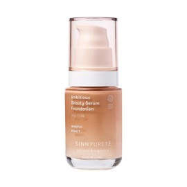 SINN PURETE Ambitious Beauty Serum Foundation, Liquid Funde, Luster, Starfish Extract, Serum Funde, SPF 50+, PA+++, UV Protection (00 Bright Pink Beige)