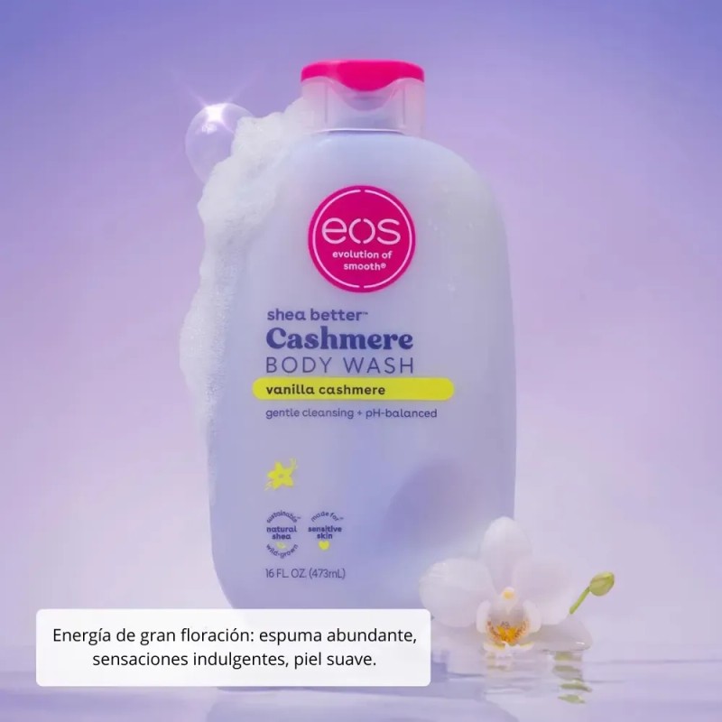 Gel De Baño Vainilla Eos Shea Better Cashmere 473 Ml