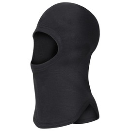 Pioneer V4530270-O/S 1-Hole Double Layer Balaclava, Windguard Black, Fit All