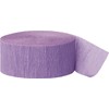 Premium Lavender Crepe Paper Streamer - 81 ft (1 Pc)