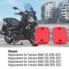 Front Brake Cylinder Fluid Reservoir Cover Cap Replacement for Yamaha