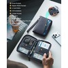 VULKIT Porta Pasaporte de Cuero con Bloqueo RFID y Correa