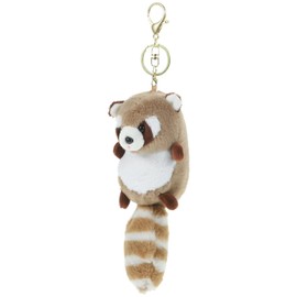 TOYANDONA Fluffy Keychain Red Panda Pendant Keychain Bag Hanging Decor Keychain Cute Key Chain Pendant Racoon Toy Plush Raccoon Keychain Key Fob s for Women Key Ring Animal Pp Cotton Miss