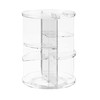 Cosmetic Make Up Organiser, 360° Rotating Storage, Transparent Adjustable Multifunctional