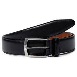 Johnston & Murphy Men's Feather Edge Belt, Black, 36