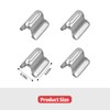 Jimen 4PCS Center Console Window Switch Button Trim Cover Compatible