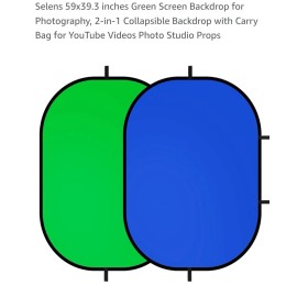 Selens Portable Collapsible Webcam Backdrop  Pf14